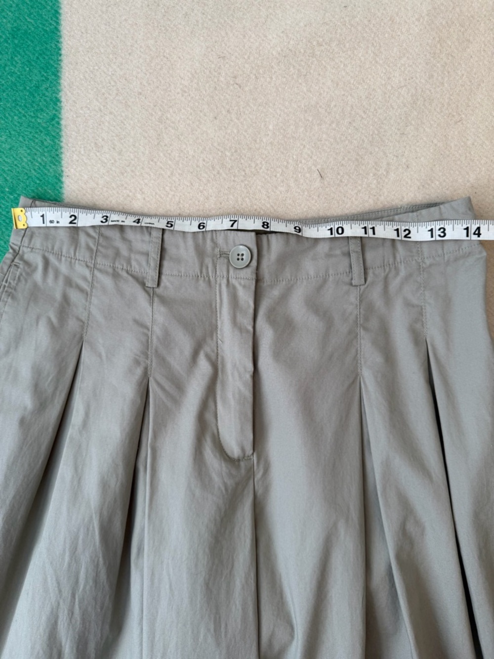 Mango Cotton Pleated Wide-Leg Trousers - Picture 7 of 11